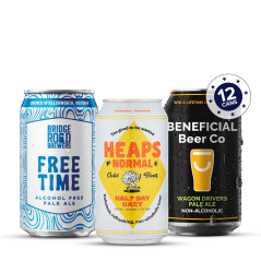 Non-Alcoholic Pale Ale Trio Sampler - Beneficial, Heaps Normal, Bridge Road