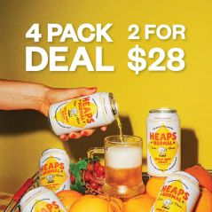 Heaps Normal Half Day Hazy Alcohol Free Beer 375ml