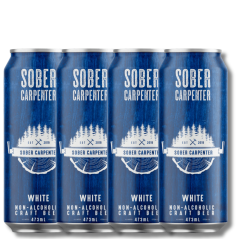 Sober Carpenter Non-Alcoholic White Wheat Beer 473ml