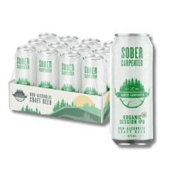 Sober Carpenter Organic Session IPA Non-Alcoholic Craft Beer 473ml