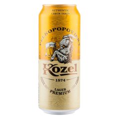 Kozel Premium Czech Lager Imported Beer Case 24 x 500mL Cans