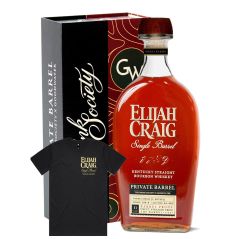 Elijah Craig 11 Year Old Private Barrel 'The Drink Society x Goodwater' Barrel Proof Kentucky Straight Bourbon Whiskey 700mL + Death By Chocolate Tee