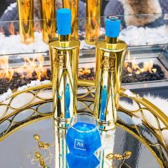 Au Vodka Blue Raspberry 700mL