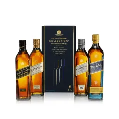 Johnnie Walker Collection Gift Set Blended Scotch Whisky 4 x 200mL