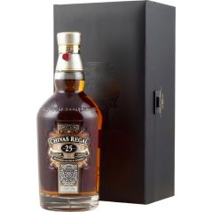 Chivas Regal 25 Year Old Blended Scotch Whisky 700mL in leather box - Old & Rare