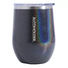 ALCOHOLDER Stemless Vacuum Insulated Wine Tumbler 355ml - CHARCOAL