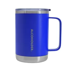 ALCOHOLDER TANKD 475ml (16oz) Insulated Mug with handle - STORM BLUE