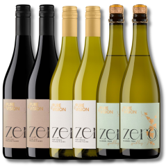 Pure Vision Non Alcoholic Mixed Wine Bundle 750ml x 6 Bottles