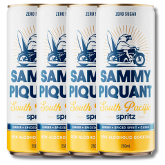 Sammy Piquant: South Pacific Spritz Zero Sugar Alcohol Free Cocktail 250ml