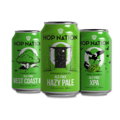 Hop Nation Zero Beer Craft Selection: Passing Storm, Opening Doors & Mind Ya Head