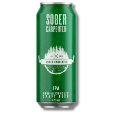 Sober Carpenter West Coast IPA Non-Alcoholic Beer 473ml