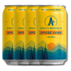 Athletic Brewing Co. Upside Dawn Golden Ale 355ml ***BBD 06/26***