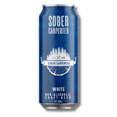 Sober Carpenter Non-Alcoholic White Wheat Beer 473ml