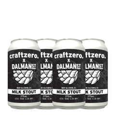 Craftzero x Dalman Street Milk Stout Non-Alcoholic 375ml