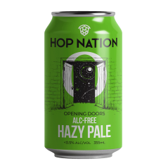 Hop Nation Opening Doors Alc-Free Hazy Pale Ale 355ml