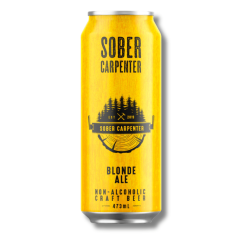 Sober Carpenter Blonde Ale Non-Alcoholic Craft Beer 473ml
