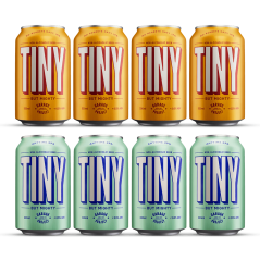 Garage Project Tiny Duo - Non-Alcoholic Hazy IPA & XPA Mix (8 Pack)