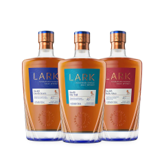 Lark The Complete Signature Collection Fire Trail, Devils Storm & Ruby Abyss Single Malt Australian Whisky 3 x 700ml