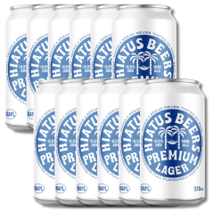 Hiatus Non-Alcoholic Premium Lager 375ml