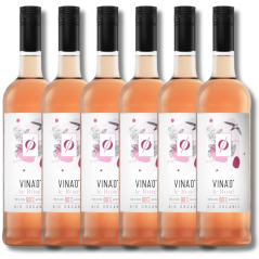 VINA’0° Le Rosé Alcohol-Free Organic Rosé Wine 750mL