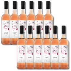 VINA’0° Le Rosé Alcohol-Free Organic Rosé Wine 750mL