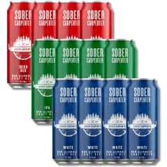 Sober Carpenter Mixed Pack - 12 x 473ml Non-Alcoholic Beers