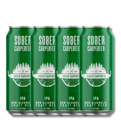 Sober Carpenter West Coast IPA Non-Alcoholic Beer 473ml