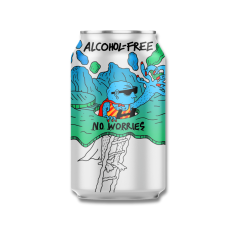 Lervig No Worries Alcohol-Free Beer Original 330ml ***BBD 05/26***
