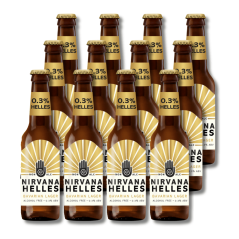 Nirvana Bavarian Helles Zero Lager 500ml