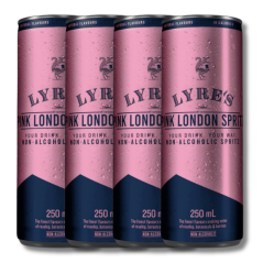 Lyre's Non-Alcoholic RTD Pink London Spritz 250ml
