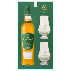 Glen Grant 10 Years Old & 2 Glasses Limited Edition Gift Pack