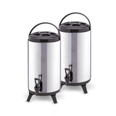 SOGA 2X 8L Portable Insulated Cold/Heat Coffee Tea Beer Barrel Brew Pot With Dispenser