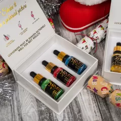 LuxxDrops 30 Serve Hint Of Flavour Shimmer Syrup Gift Box