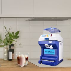 SOGA Commercial Ice Shaver Ice Crusher Slicer Smoothie Maker Machine 180KG/h