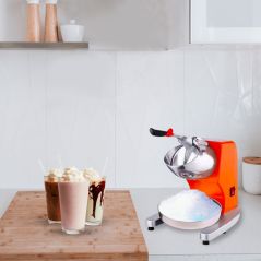 SOGA 2x Commercial Electric Ice Shaver Crusher Slicer Machine Smoothie Maker