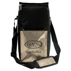 DIVIN 4 Bottle  Wine Cooler Bag - Champagne Gold & Black