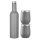 ALCOHOLDER Flask Stemless set - CEMENT GREY
