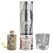Rusty Barrel Vodka Skull Cocktail Shaker Gift Set 700ml