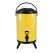 SOGA 12L Stainless Steel Insulated Milk Tea Barrel Hot and Cold Beverage Dispenser Container with Faucet Yellow