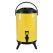 SOGA 14L Stainless Steel Insulated Milk Tea Barrel Hot and Cold Beverage Dispenser Container with Faucet Yellow