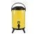 SOGA 16L Stainless Steel Insulated Milk Tea Barrel Hot and Cold Beverage Dispenser Container with Faucet Yellow