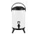 SOGA 8L Stainless Steel Insulated Milk Tea Barrel Hot and Cold Beverage Dispenser Container with Faucet White