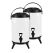 SOGA 2X 10L Stainless Steel Insulated Milk Tea Barrel Hot and Cold Beverage Dispenser Container with Faucet White