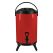 SOGA 16L Stainless Steel Insulated Milk Tea Barrel Hot and Cold Beverage Dispenser Container with Faucet Red