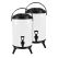 SOGA 2X 12L Stainless Steel Insulated Milk Tea Barrel Hot and Cold Beverage Dispenser Container with Faucet White