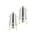 SOGA 2X Stainless Steel Dispenser Beverage Juicer Commercial Buffet Drink Container Jug with Side Handles
