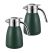 SOGA 2X 2.2L Stainless Steel Water Bottle Insulated Vacuum Flask Coffee Jug Thermal Green