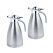 SOGA 2X 1.5L Silver Color 3-Layer Inner Stainless Steel, Vacuum Insulated and Outer Stainless Steel Thermal Flask