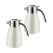 SOGA 2X 1.8L Stainless Steel Water Bottle Insulated Vacuum Flask Coffee Jug Thermal White