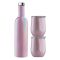 ALCOHOLDER Flask Stemless set- BLUSH PINK